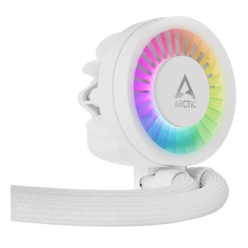 Arctic Liquid Freezer III A-RGB 280mm Liquid CPU Cooler, P14 PWM PST ARGB Fans & ARGB PWM Controlled Pump, White