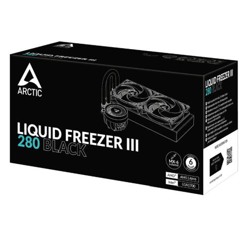 Arctic Liquid Freezer III 280mm Liquid CPU Cooler, P14 PWM PST Fans & PWM Controlled Pump