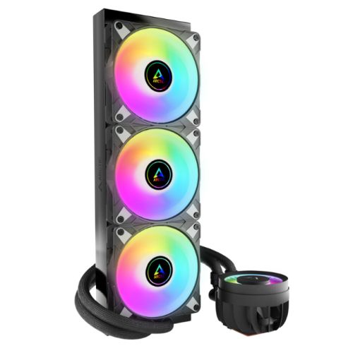 Arctic Liquid Freezer III A-RGB 360mm Liquid CPU Cooler, P12 PWM PST ARGB Fans & ARGB PWM Controlled Pump, Black
