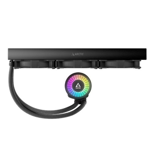 Arctic Liquid Freezer III A-RGB 420mm Liquid CPU Cooler, P14 PWM PST ARGB Fans & ARGB PWM Controlled Pump, Black