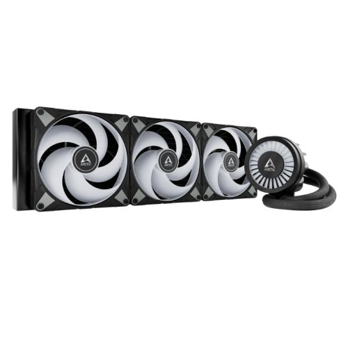 Arctic Liquid Freezer III A-RGB 420mm Liquid CPU Cooler, P14 PWM PST ARGB Fans & ARGB PWM Controlled Pump, Black