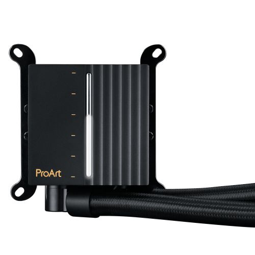 Asus ProArt LC 420 Liquid CPU Cooler, 3 Phase Motor, 3x Noctua NF-A14 Fans, illuminated Status Meter