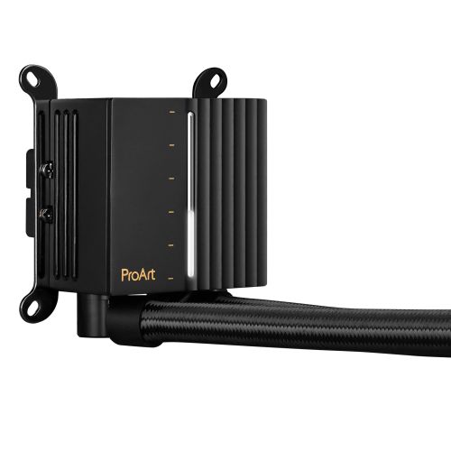 Asus ProArt LC 420 Liquid CPU Cooler, 3 Phase Motor, 3x Noctua NF-A14 Fans, illuminated Status Meter