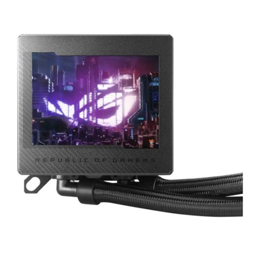 Asus ROG Ryujin III 240mm Liquid CPU Cooler, 2x 12cm PWM Noctua Fans, Full Colour Customisable LCD Display