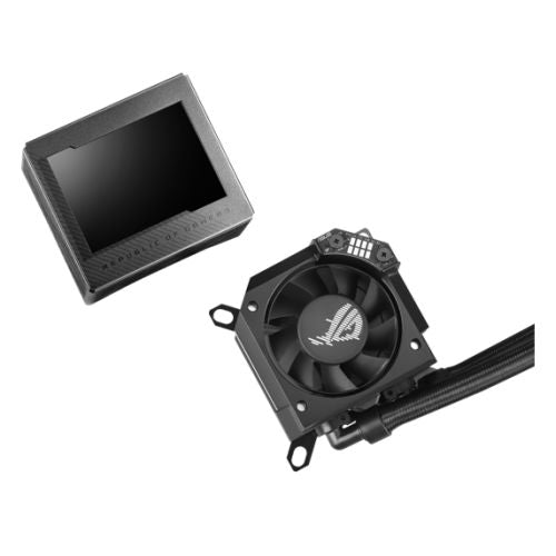 Asus ROG Ryujin III 240mm Liquid CPU Cooler, 2x 12cm PWM Noctua Fans, Full Colour Customisable LCD Display