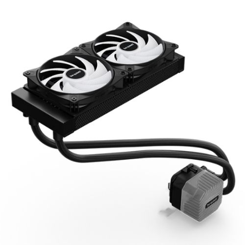 Be Quiet! Light Loop 240mm ARGB Liquid CPU Cooler, 2x Light Wings LX PWM Fans, ARGB Cooling Block, ARGB-PWM-Hub