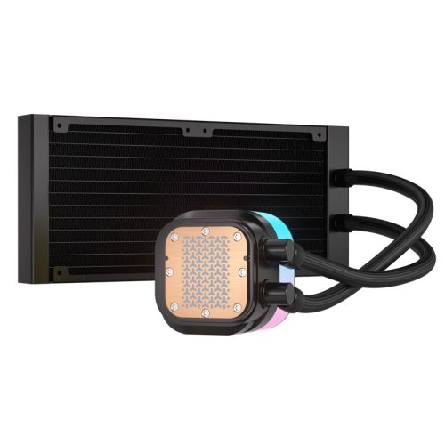 Corsair iCUE LINK TITAN 240 RX RGB Liquid CPU Cooler, RX120 RGB Magnetic Dome Fans, 20 LED Pump Head, iCUE LINK Hub Included, Black