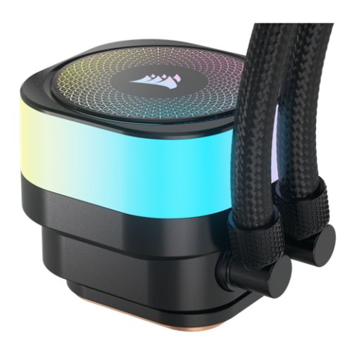 Corsair iCUE LINK TITAN 240 RX RGB Liquid CPU Cooler, RX120 RGB Magnetic Dome Fans, 20 LED Pump Head, iCUE LINK Hub Included, Black