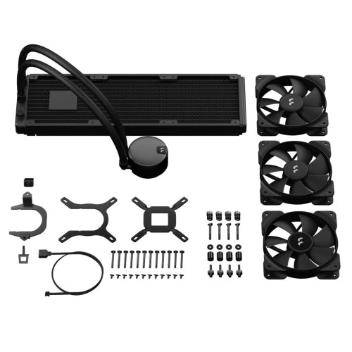 Fractal Design Lumen S36 V2 360mm Liquid CPU Cooler, ARGB Pump, 3x 12cm PWM Fans