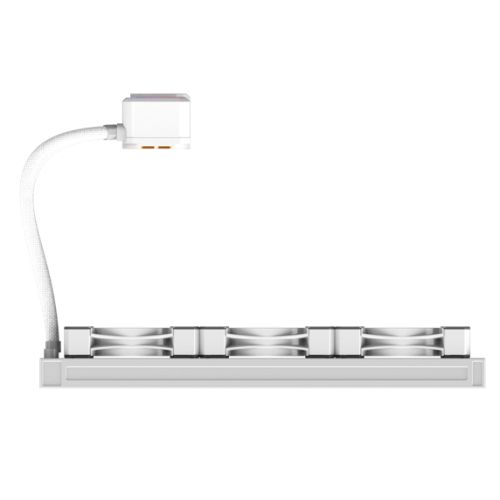 Vida TriFrost 360mm ARGB Liquid CPU Cooler, 3x ARGB PWM Fans, ARGB CPU Block, 300W TDP, White