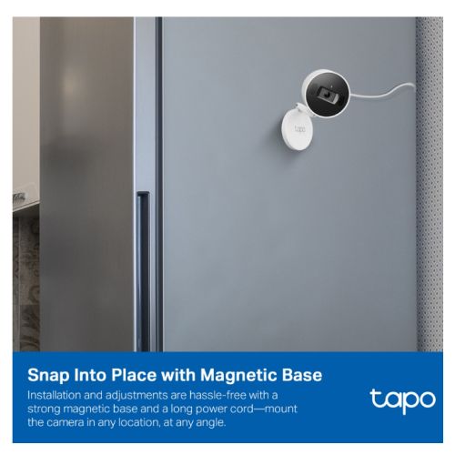 TP-LINK (TAPO C125) Indoor 2K AI Home Security Wi-Fi Camera, AI Detection, Privacy Shutter, Dual-IR System, Customisable Alarm