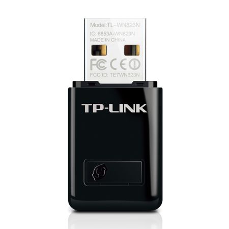 TP-LINK (TL-WN823N) 300Mbps Mini Wireless N USB Adapter, SoftAP Mode