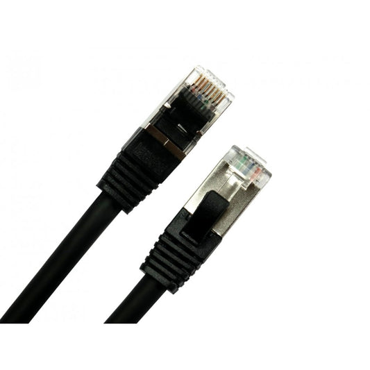 1m CAT 8.1 LSZH S/FTP 26AWG Networking Cable, Black