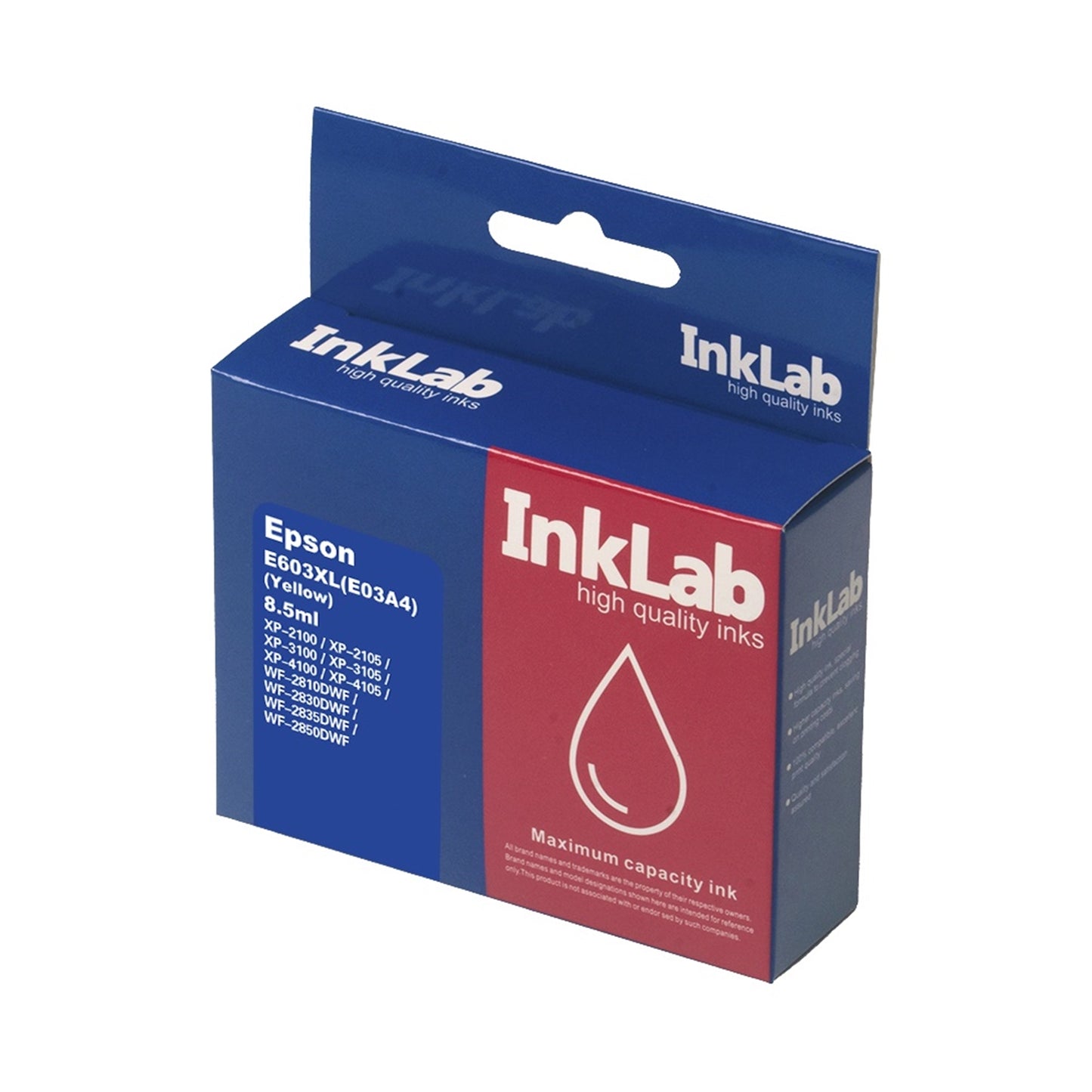InkLab 603XL Epson Compatible Yellow Replacement Ink
