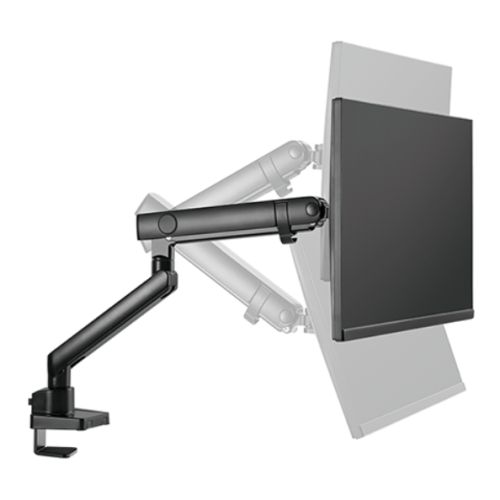 Icy Box (IB-MS313-T) Single Monitor Arm, up to 32" Monitors, Max 8kg, Spring-Assisted, 90° Swivel, 180° Base Rotate