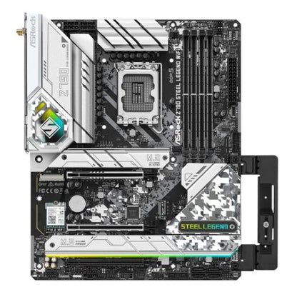 Asrock Z790 STEEL LEGEND WIFI, Intel Z790, 1700, ATX, 4 DDR5, HDMI, DP, eDP, Wi-Fi 6E, 2.5G LAN, PCIe5, RGB, 5x M.2