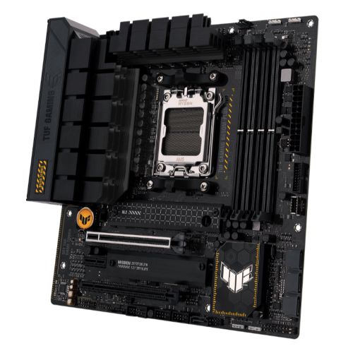 Asus TUF GAMING B650M-PLUS WIFI, AMD B650, AM5, Micro ATX, 4 DDR5, HDMI, DP, Wi-Fi 6, 2.5G LAN, PCIe4, 2x M.2