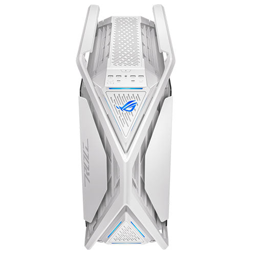 Asus ROG Hyperion GR701 Gaming Case w/ Glass Windows, E-ATX, 4x 14cm Fans, Dual 420mm Radiator Support, USB-C (60W FC), Fan Hub & Lighting Panel, White