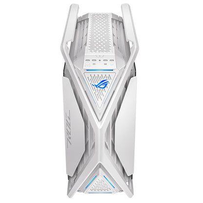 Asus ROG Hyperion GR701 Gaming Case w/ Glass Windows, E-ATX, 4x 14cm Fans, Dual 420mm Radiator Support, USB-C (60W FC), Fan Hub & Lighting Panel, White