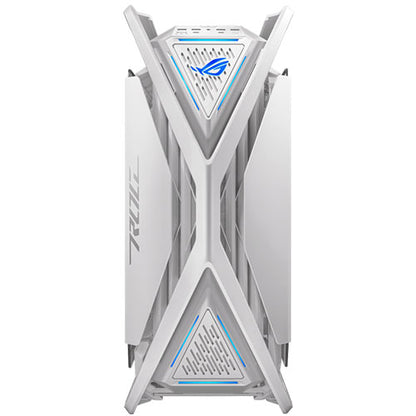 Asus ROG Hyperion GR701 Gaming Case w/ Glass Windows, E-ATX, 4x 14cm Fans, Dual 420mm Radiator Support, USB-C (60W FC), Fan Hub & Lighting Panel, White