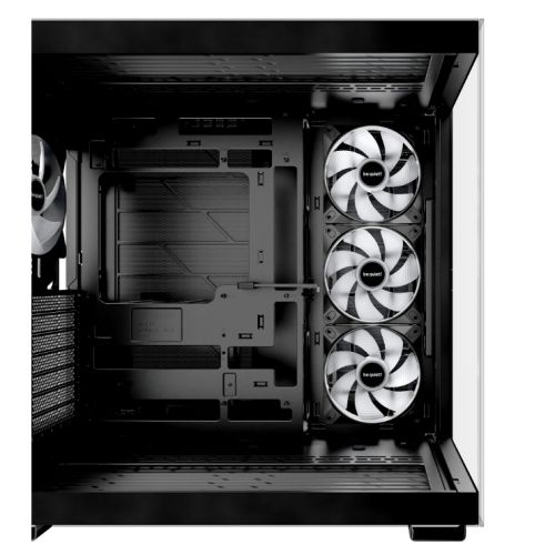 Be Quiet! Light Base 600 LX ARGB Gaming Case w/ Glass Front & Side, ATX, Invertible, 4x ARGB Fans, 1.33M ARGB Strip & Controller, USB-C, Asus BTF Compatible, Black