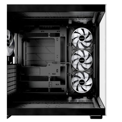 Be Quiet! Light Base 600 LX ARGB Gaming Case w/ Glass Front & Side, ATX, Invertible, 4x ARGB Fans, 1.33M ARGB Strip & Controller, USB-C, Asus BTF Compatible, Black