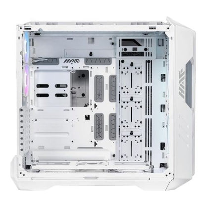Cooler Master HAF 700 Gaming Case w/ Glass Side, E-ATX, Multi Chamber, 5x ARGB Fans, ARGB Fan Hub, USB-C, White