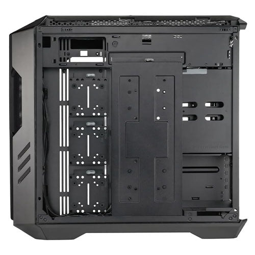 Cooler Master HAF 700 Gaming Case w/ Glass Side, E-ATX, Multi Chamber, 5x ARGB Fans, ARGB Fan Hub, USB-C, Black