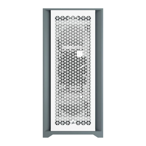 Corsair 5000D Airflow Gaming Case w/ Glass Window, E-ATX, 2 x AirGuide Fans, High-Airflow Front Panel, USB-C, White