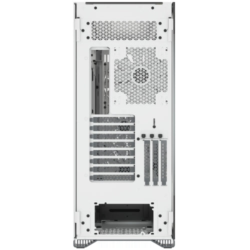 Corsair iCUE 7000X RGB Gaming Case w/ 3x Tempered Glass Panels, E-ATX, 3 x SP140 RGB Elite Fans, iCUE Commander CORE XT included, USB-C, White