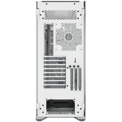 Corsair iCUE 7000X RGB Gaming Case w/ 3x Tempered Glass Panels, E-ATX, 3 x SP140 RGB Elite Fans, iCUE Commander CORE XT included, USB-C, White