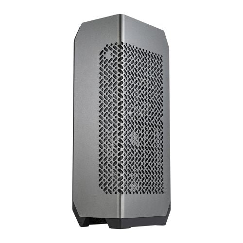 Cooler Master NCORE 100 MAX Gaming Case, Mini ITX, Extendable Width, 120mm AIO Cooler & 850W PSU Included, 4-Slot GPU Support, USB-C, Dark Grey