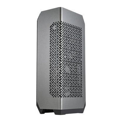 Cooler Master NCORE 100 MAX Gaming Case, Mini ITX, Extendable Width, 120mm AIO Cooler & 850W PSU Included, 4-Slot GPU Support, USB-C, Dark Grey
