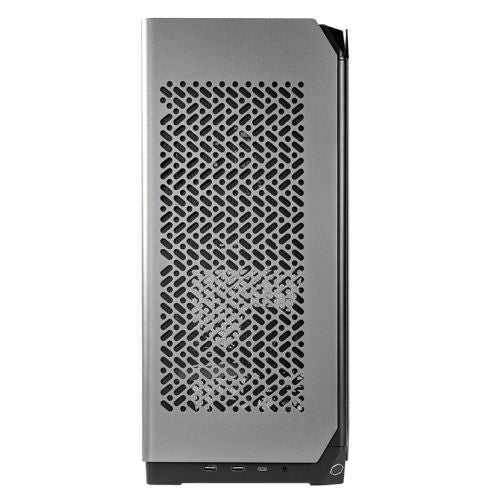 Cooler Master NCORE 100 MAX Gaming Case, Mini ITX, Extendable Width, 120mm AIO Cooler & 850W PSU Included, 4-Slot GPU Support, USB-C, Dark Grey