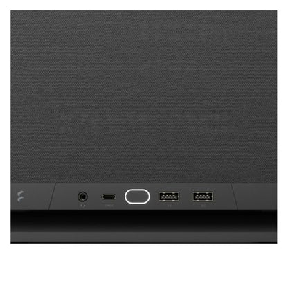 Fractal Design Mood (Black) SFF Case, Mini ITX, Requires SFX/SFX-L PSU, 1 Fan, PCIe 4.0 Riser Card, USB-C, 325mm GPU & 280mm Radiator Support