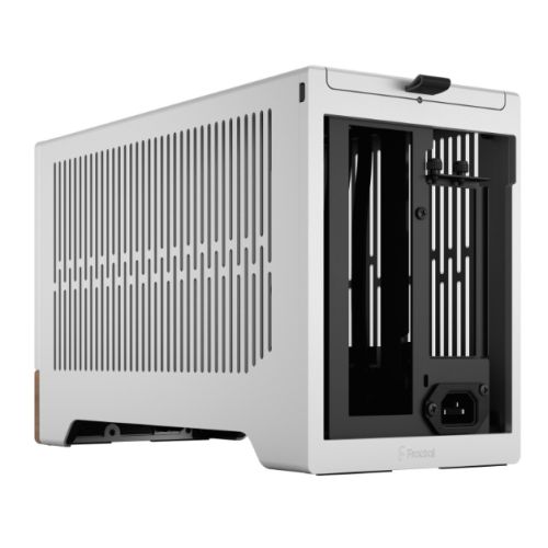 Fractal Design Terra Silver SFF PC Case, Mini ITX, Walnut Front, Anodized Aluminium Exterior, 322mm GPU Support, Requires SFX/SFX-L PSU, USB-C