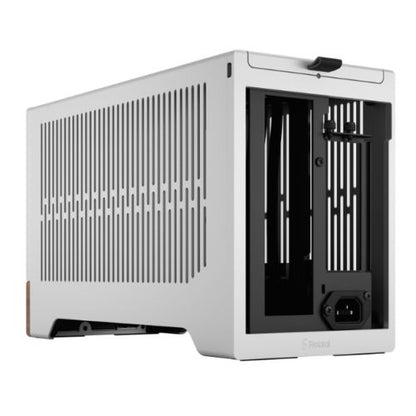 Fractal Design Terra Silver SFF PC Case, Mini ITX, Walnut Front, Anodized Aluminium Exterior, 322mm GPU Support, Requires SFX/SFX-L PSU, USB-C