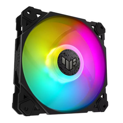 Asus TUF Gaming TF120 ARGB 12cm PWM Case Fans (3 Pack), Fluid Dynamic Bearing, Double-layer LED Array, Up to 1900 RPM, ARGB Hub included