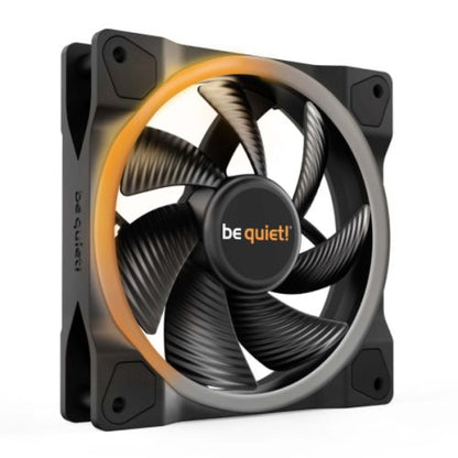 Be Quiet! (BL072) Light Wings 12cm PWM ARGB Case Fan, Rifle Bearing, 18 LEDs, Front & Rear Lighting, Up to 1700 RPM