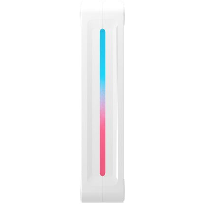Corsair iCUE LINK LX120-R 12cm PWM Reverse Blade RGB Case Fans (3-Pack), 18 RGB LEDs, Magnetic Dome Bearing, 2400 RPM, iCUE LINK Hub Included, White