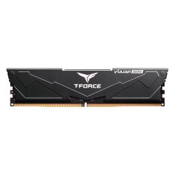 Team T-Force Vulcan 16GB, DDR5, 6000MHz, CL38, ECC, AMD EXPO & Intel XMP 3.0, PMIC, DIMM Memory, Black, OEM (Anti Static Bag)