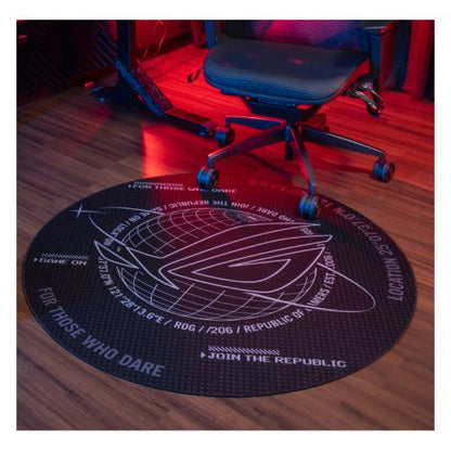 Asus ROG Cosmic Polyester Floor Mat, Space-Themed, Non-Slip Base, 117cm Diameter