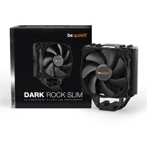 Be Quiet! BK024 Dark Rock Slim Heatsink & Fan,  Intel & AMD Sockets, Silent Wings Fan, 180W, Fluid Dynamic