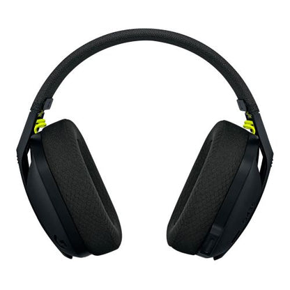 Logitech LIGHTSPEED G435 Ultra-Lightweight Wireless Gaming Headset, LIGHTSPEED/Bluetooth/USB-C, 40mm drivers, Beamforming Mics, Black/Yellow