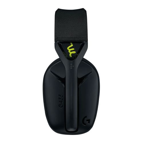 Logitech LIGHTSPEED G435 Ultra-Lightweight Wireless Gaming Headset, LIGHTSPEED/Bluetooth/USB-C, 40mm drivers, Beamforming Mics, Black/Yellow