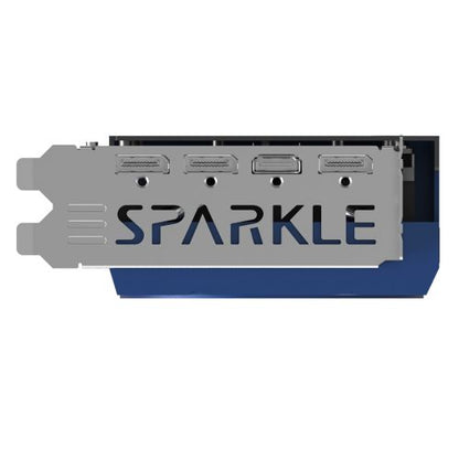 Sparkle Intel ARC A770 TITAN OC, 16GB DDR6, PCIe4, HDMI, 3 DP, 2300MHz Clock, LED Temperature Display, Overclocked, VGA Holder