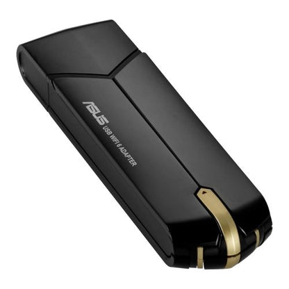 Asus (USB-AX56 No Cradle) AX1800 (574+1201) Wireless Dual Band Wi-Fi 6 USB Adapter, USB 3.0, OFDMA, MU-MIMO