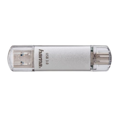 Hama C-Laeta 32GB USB-A/USB-C Memory Pen, Metal Casing, OTG, 40 MB/s