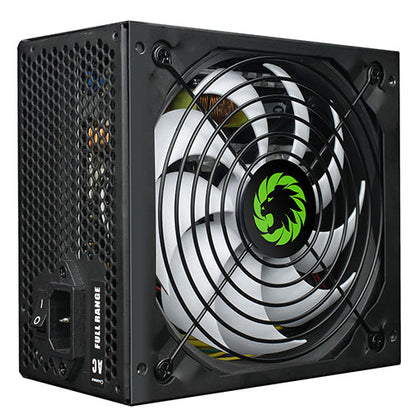 GameMax 500W GP500 PSU, Fully Wired, 14cm Fan, 80+ Bronze, Black Mesh Cables, Power Lead Not Included