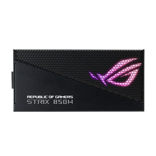 Asus ROG Strix 850W Gold Aura Edition PSU, Fully Modular, 80+ Gold, ATX 3.0, PCIe 5.0, RGB Lighting, Lambda A++